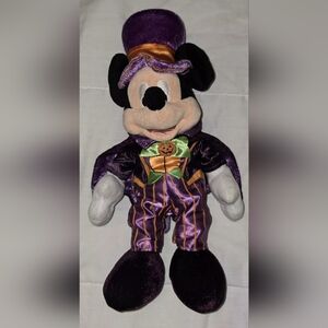 Authentic Disneyland Mickey Mouse Happy Halloween Plush 13" Dracula Costume